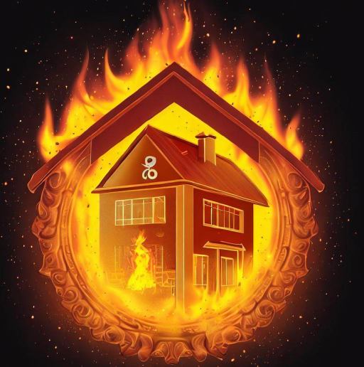 https://bhagya.cards An illustration of a home engulfed in flames being shielded by the Agni Yantra, symbolizing fire protection. https://bhagya.cards An illustration of a home engulfed in flames being shielded by the Agni Yantra, symbolizing fire protection.