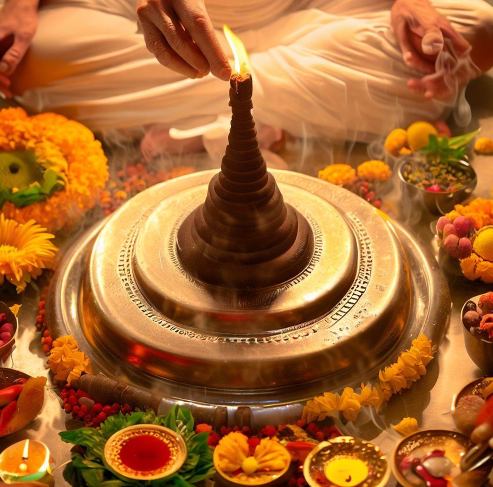 https://bhagya.cards Worshipping the Yantra https://bhagya.cards Worshipping the Yantra