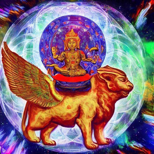 bhagya.cards mercury planet god riding a winged lion
